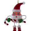 Ornement, Père Noël en bonbon avec canne de bonbon