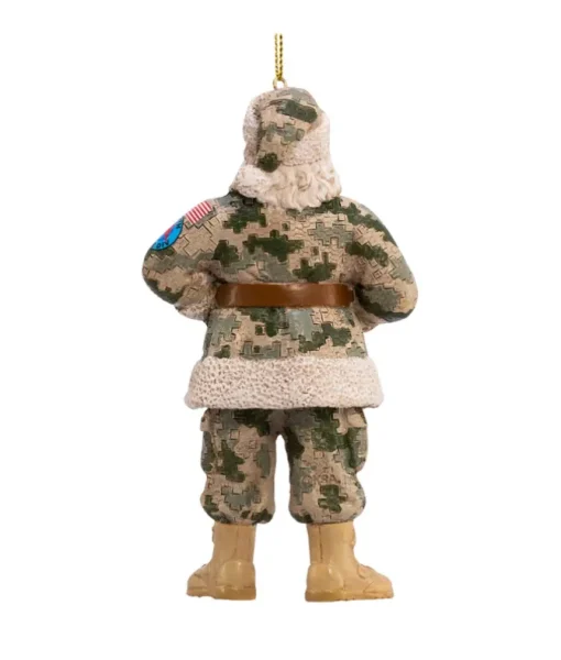 Ornement Père Noël militaire