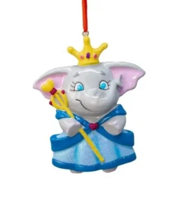 Ornement, princesse éléphant rose