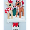 Ornement, Rudolph, Clarice et Cadeau