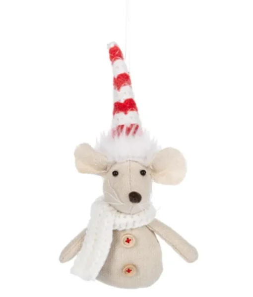 Ornement, souris d'hiver