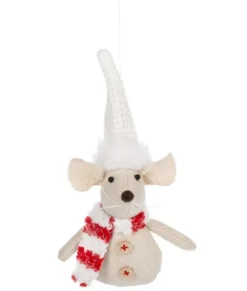 Ornement, souris d'hiver