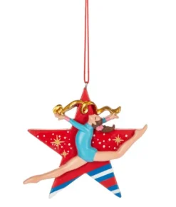 Ornement, étoile de gymnastique rythmique