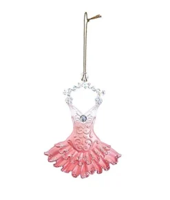 Ornement, tutu de ballet, teinte rose foncé