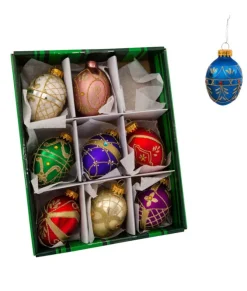 Ornements en verre oeufs décoratifs