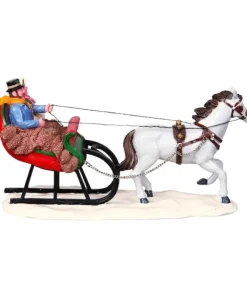 Par Lemax, Couple en promenade en traîneau