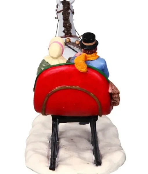Par Lemax, Couple en promenade en traîneau