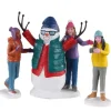Par Lemax, Selfie avec bonhomme de neige