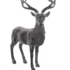 Pièce de table, cerf de couleur charbon,