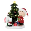 Pièce de table, figurine "Peanuts" peinte à la main.