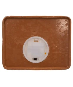 Pièce de table illuminée, maison en pain d'épices
