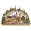 Pièce de table, maisons du village nordique Hannukah
