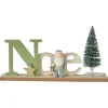 Pièce de table, pièce éclairée par LED, « Noel »