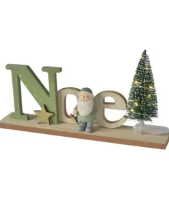 Pièce de table, pièce éclairée par LED, « Noel »