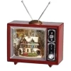 Pièce de table, TV Box, avec train du pôle Nord