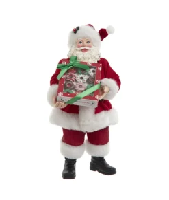 Père Noël Fabriché™ 10,5" avec boîte de beignets