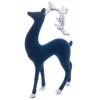 Renne de velours bleu 12"