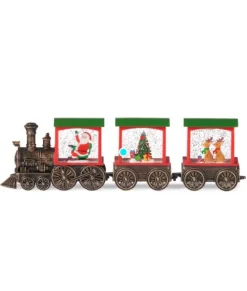 Table Décor, Lanterne d’eau de 3 pièces, locomotive de train et 2 wagons