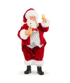 10.75"toasting Santa
