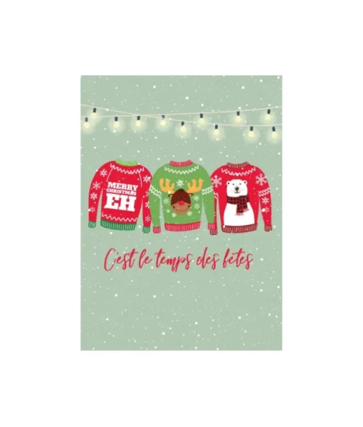 Une carte de Noel